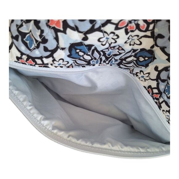 VERA BRADLEY QUILTED GO AHEAD CONVERTIBLE CROSSBODY FLORAL LISBON MEDALLION NWOT - Picture 10 of 15